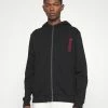 Nouveau 🌟 HUGO DEERIO - Sweat à Capuche Zippé - Black 😉