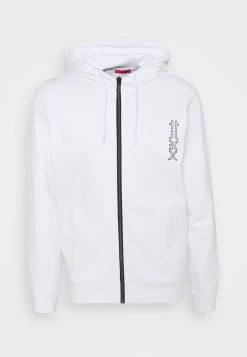 Nouveau 👍 HUGO DEERIO - Sweat à Capuche Zippé - White ✔️ -HUGO Sales 84b5c003d8a0412b8912c4a11ba98d10