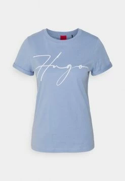 Promo ✔️ HUGO THE SLIM TEE - T-shirt Imprimé - Medium Blue 😉 -HUGO Sales 8628fae65cd54c2fb79f447bf955cad5