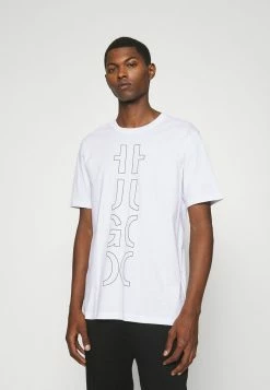 Meilleur prix 👍 HUGO DARLON - T-shirt Imprimé - White 😀