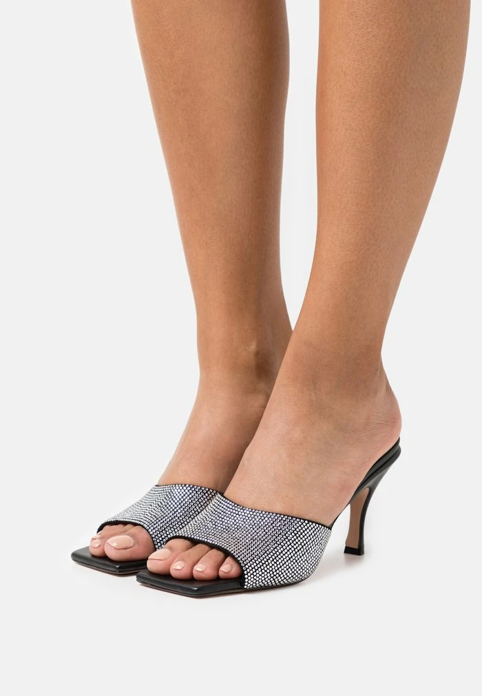 Tout neuf 🧨 HUGO TONIC MULE - Mules à Talons - Black 👍 1 Tout neuf 🧨 HUGO TONIC MULE - Mules à Talons - Black 👍