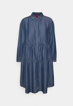 Bon marché 😀 HUGO EGY - Robe En Jean - Dark Blue 🥰