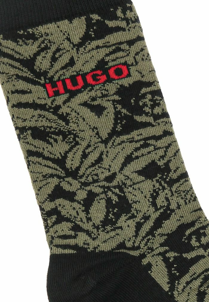 Coupon 🔥 HUGO QS LEAVES - Chaussettes - Black 👏 2 Coupon 🔥 HUGO QS LEAVES - Chaussettes - Black 👏 – Image 2