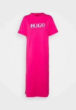 Budget 😉 HUGO NAILY - Robe Longue - Bright Pink 💯 -HUGO Sales 879df4f4fcc24215baa7ea8e58a5358b