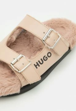 De gros 🔔 HUGO JUMBLE BUCKLES - Mules - Light Beige 🤩 -HUGO Sales 89619d51b6794b6a8c3b2748cbb31cd4