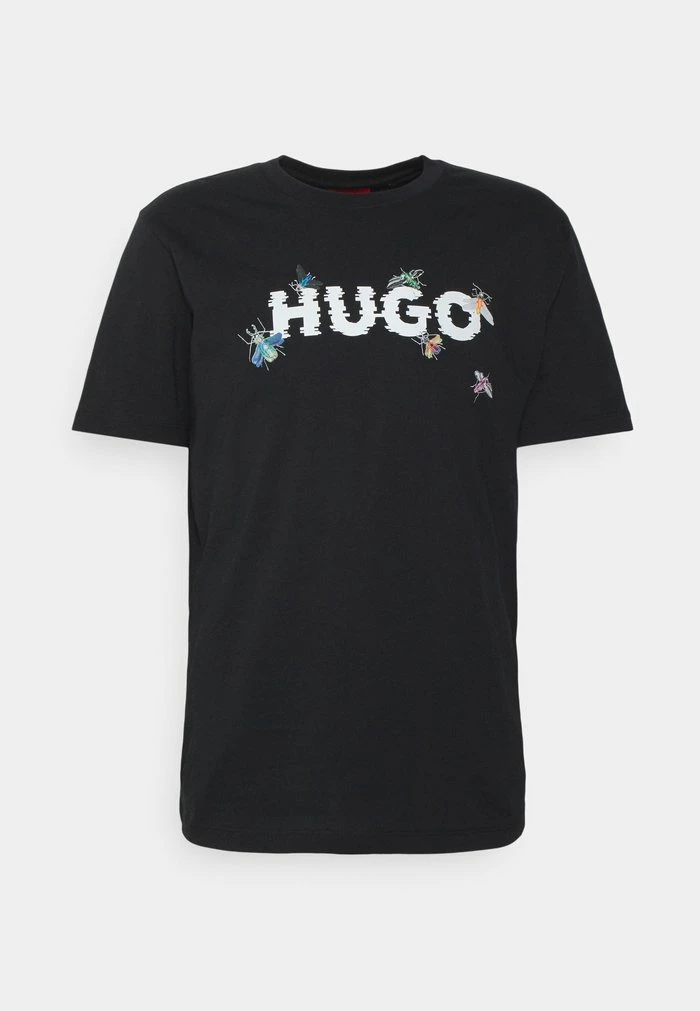 Meilleure affaire 👏 HUGO DULIVE - T-shirt Imprimé - Black 😀 2 Meilleure affaire 👏 HUGO DULIVE - T-shirt Imprimé - Black 😀 – Image 2