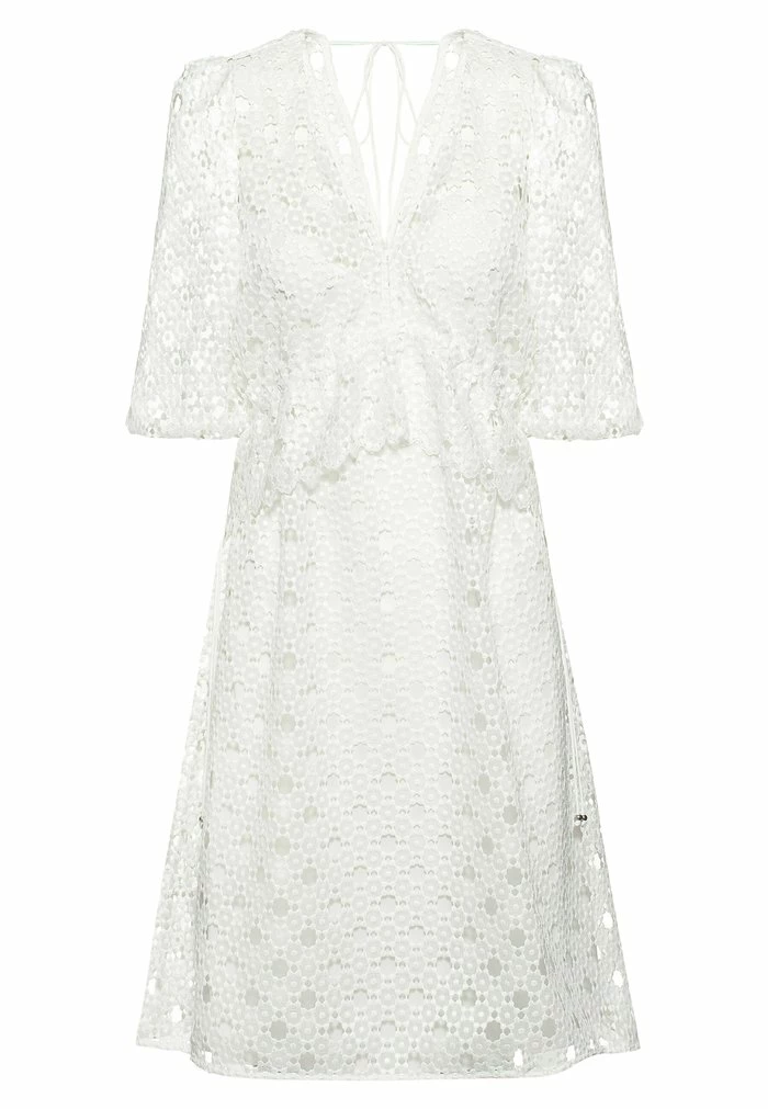 Nouveau 🤩 HUGO Robe De Soirée - Natural 🌟 6 Nouveau 🤩 HUGO Robe De Soirée - Natural 🌟 – Image 6