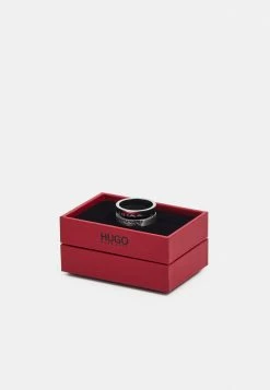 Le moins cher 🛒 HUGO E-CUT - Bague - Silver-coloured 🧨 -HUGO Sales 8b246e5accef4d13abe7dc5550d2c712