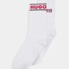 Meilleure vente 😍 HUGO LOGO 2 PACK - Chaussettes - White 💯