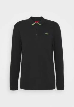 Vente flash 😀 HUGO DONOL - Polo - Black ⌛ -HUGO Sales 8c76384442da486198f3054360aac793