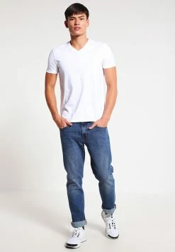 Top 10 😀 HUGO V NECK 2 PACK - T-shirt Basique - White 👏