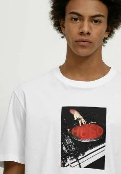 Grosses soldes 🌟 HUGO DECORD - T-shirt Imprimé - White 😀 -HUGO Sales 90229403f25a43d09ca7d5ee3ae5ab0a