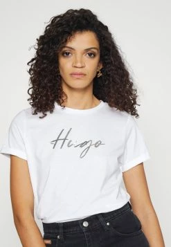 Meilleure affaire 🎁 HUGO THE SLIM TEE - T-shirt Imprimé - White 🤩 -HUGO Sales 90b457a2b7ea42cabed78b1fa676d793