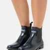 Grosses soldes 😀 HUGO NOLITA RAIN BOOTIE - Bottes En Caoutchouc - Dark Blue 🎁