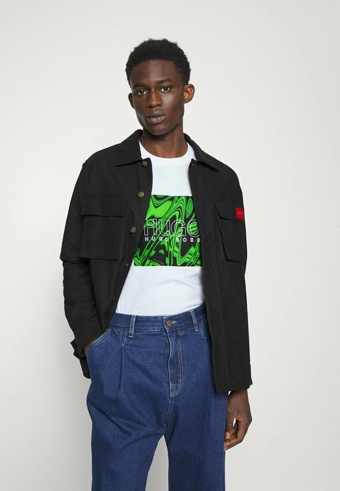 Offres 😀 HUGO DOLIVE - T-shirt Imprimé - White 🤩 4 Offres 😀 HUGO DOLIVE - T-shirt Imprimé - White 🤩 – Image 4