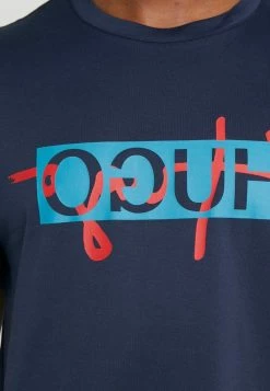 Promo 🎁 HUGO DICAGOLINO - T-shirt Imprimé - Dark Blue 🎁 -HUGO Sales 91c7ad90e0324c87bdae9bbebe0648bc