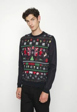 Acheter ⭐ HUGO SCRISMAS - Pullover - Navy ⌛