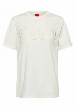 Nouveau 💯 HUGO THE GIRLFRIEND - T-shirt Imprimé - Natural 🥰