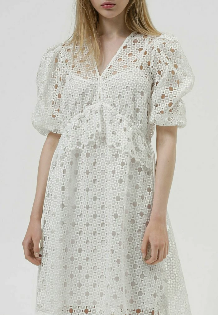 Nouveau 🤩 HUGO Robe De Soirée - Natural 🌟 5 Nouveau 🤩 HUGO Robe De Soirée - Natural 🌟 – Image 5