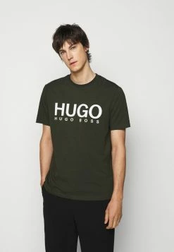 Remise ❤️ HUGO DOLIVE - T-shirt Imprimé - Dark Green 🥰