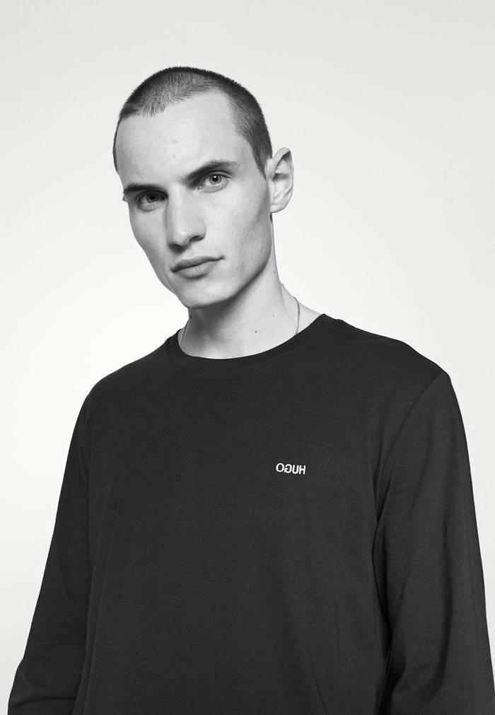 Nouveau 👏 HUGO DEROL - T-shirt à Manches Longues - Dark Blue 🤩 5 Nouveau 👏 HUGO DEROL - T-shirt à Manches Longues - Dark Blue 🤩 – Image 5