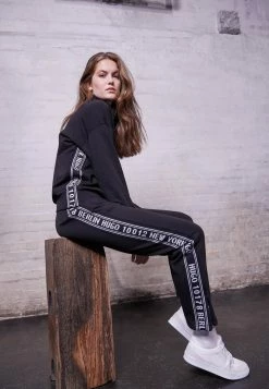 Coupon ⭐ HUGO NORELEI - Pantalon De Survêtement - Black ✔️