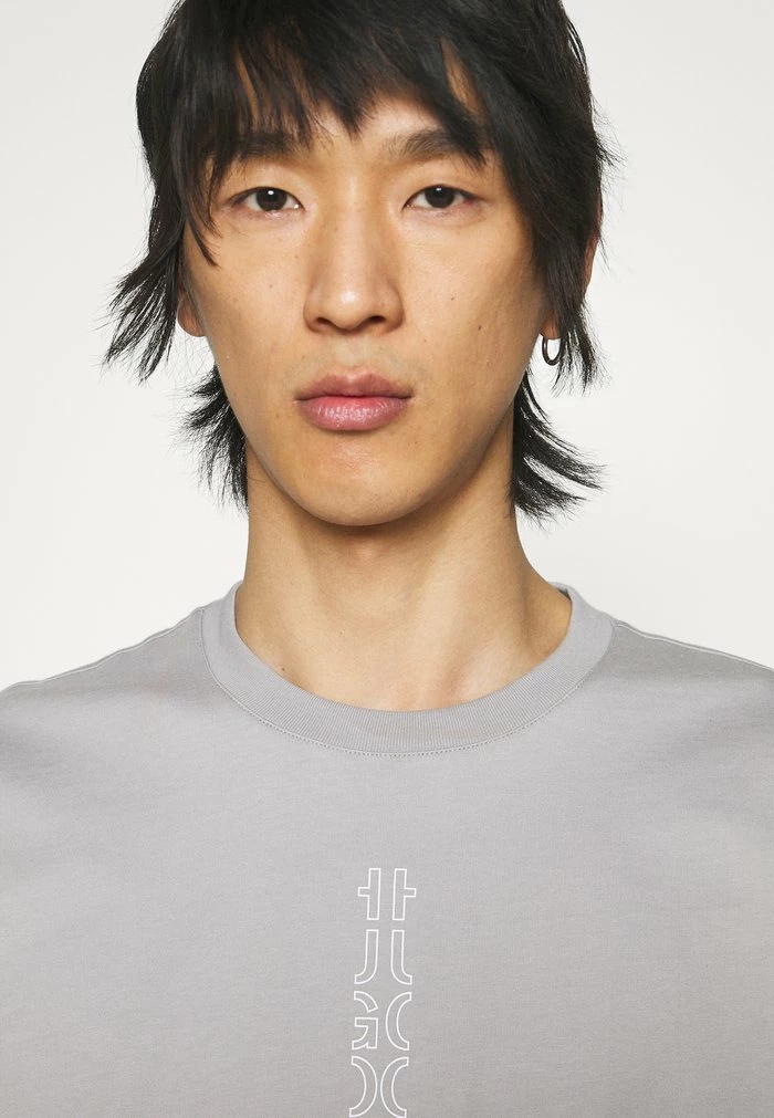 Le moins cher 👍 HUGO DURNED - T-shirt Imprimé - Silver 🔥 4 Le moins cher 👍 HUGO DURNED - T-shirt Imprimé - Silver 🔥 – Image 4