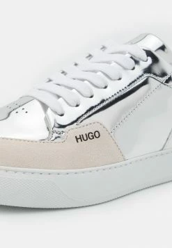 Remise ⭐ HUGO VERA LACE UP - Baskets Basses - Silver-coloured 🎉 -HUGO Sales 9b19b2cc1a654a759ff949a8b857d407