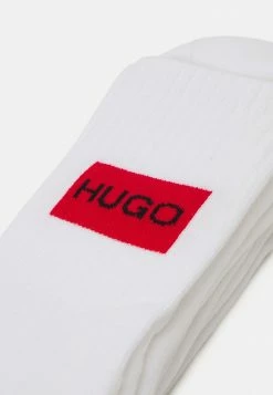 Grosses soldes 💯 HUGO LABEL 2 PACK UNISEX - Chaussettes - White 👏 -HUGO Sales 9b1d3f871b904acfbe01b7f7827cb671