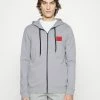 Acheter 👏 HUGO DAPLE - Sweat à Capuche Zippé - Silver 🥰