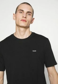 Bon marché 💯 HUGO DERO - T-shirt Basique - Black 🥰 -HUGO Sales 9d0f242080de43478cb55c752c1f81a1