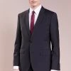 Nouveau ❤️ HUGO JEFFERY - Veste De Costume - Dark Grey 💯