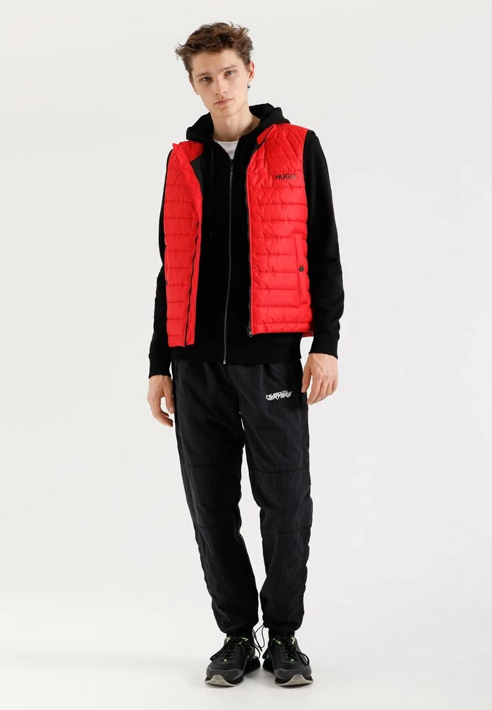 Nouveau 💯 HUGO BENTINO - Veste Sans Manches - Red 🌟 2 Nouveau 💯 HUGO BENTINO - Veste Sans Manches - Red 🌟 – Image 2