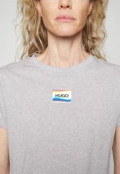 Tout neuf 👏 HUGO THE SLIMTEE - T-shirt Imprimé - Medium Grey ✔️ -HUGO Sales 9dac6910cc794f75ae411b81e63e9f1b