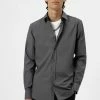 Promo 👏 HUGO ELISHA - Chemise Classique - Anthracite ✨