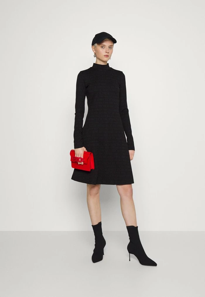 Meilleure vente 👍 HUGO DASERINA - Robe Pull - Black 🌟 2 Meilleure vente 👍 HUGO DASERINA - Robe Pull - Black 🌟 – Image 2