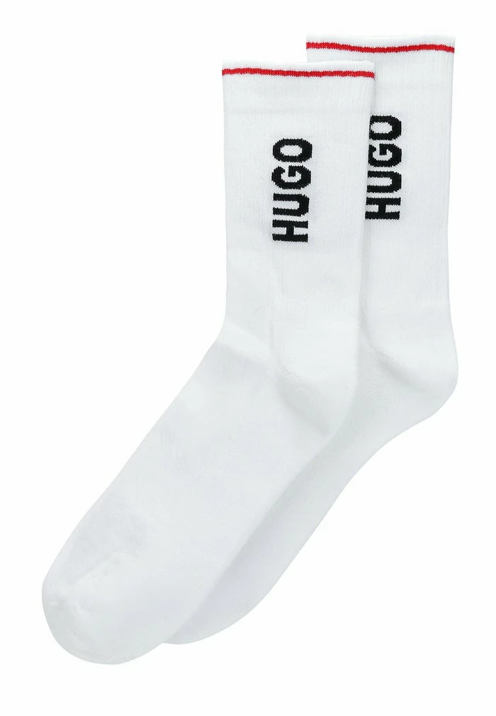 Meilleur prix ⭐ HUGO 2P SH RIB LOGO CC - Chaussettes - White ⭐ 1 Meilleur prix ⭐ HUGO 2P SH RIB LOGO CC - Chaussettes - White ⭐