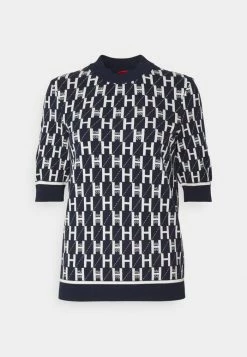 Meilleure vente đ HUGO SEEKEE - Pullover - Mottled Dark Blue đ