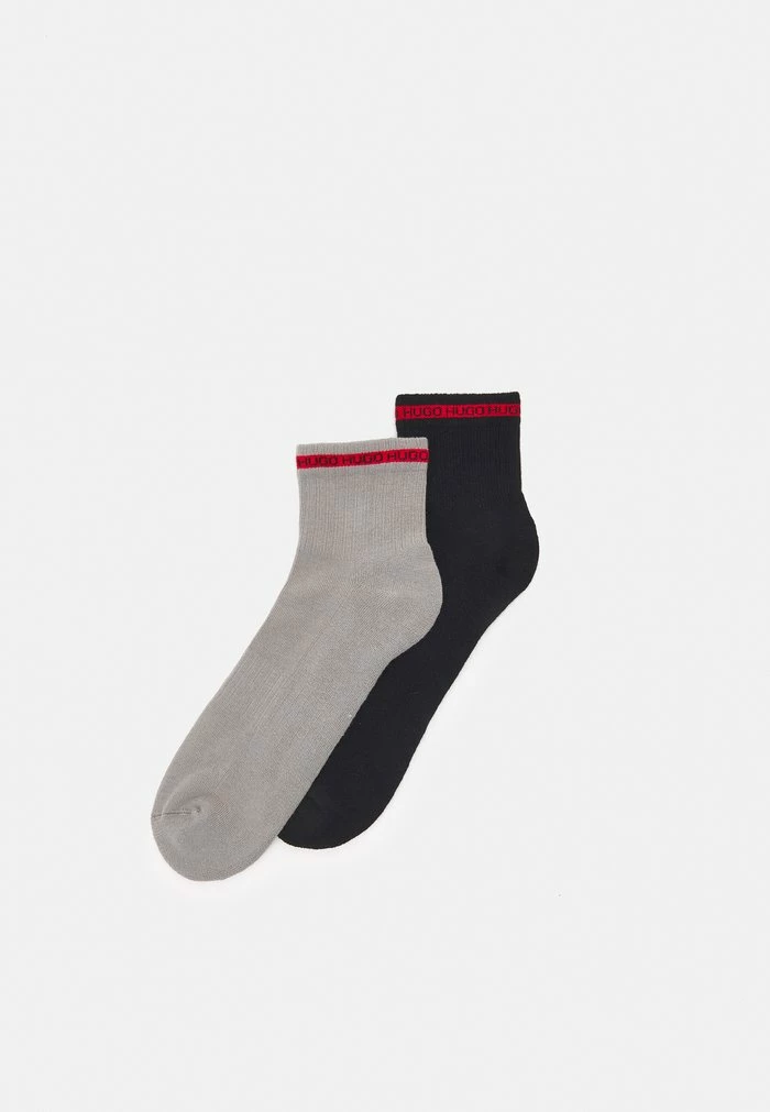 Meilleure vente ✨ HUGO TAPE 2 PACK - Chaussettes - Medium Grey 💯 1 Meilleure vente ✨ HUGO TAPE 2 PACK - Chaussettes - Medium Grey 💯