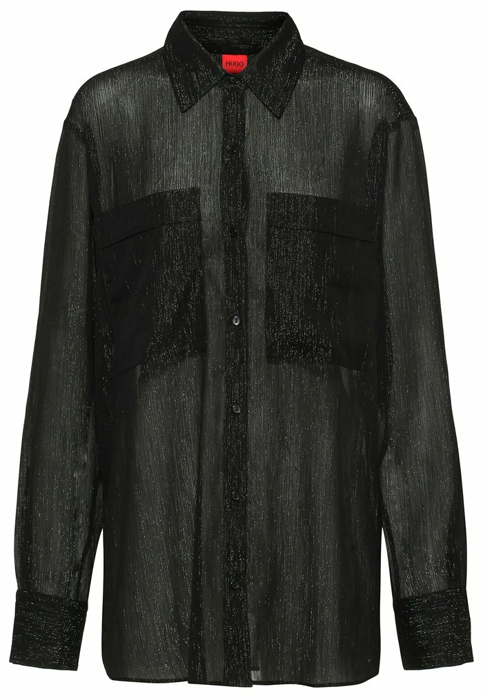 Meilleure vente ❤️ HUGO ELEANNE - Chemisier - Black 😍 6 Meilleure vente ❤️ HUGO ELEANNE - Chemisier - Black 😍 – Image 6