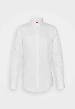 Remise 😍 HUGO ELISHA - Chemise Classique - White ✔️