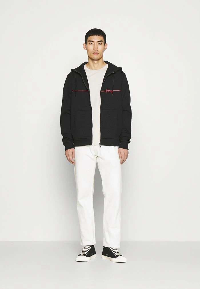 Tout neuf 🎁 HUGO Sweat à Capuche - Black ⌛ 2 Tout neuf 🎁 HUGO Sweat à Capuche - Black ⌛ – Image 2