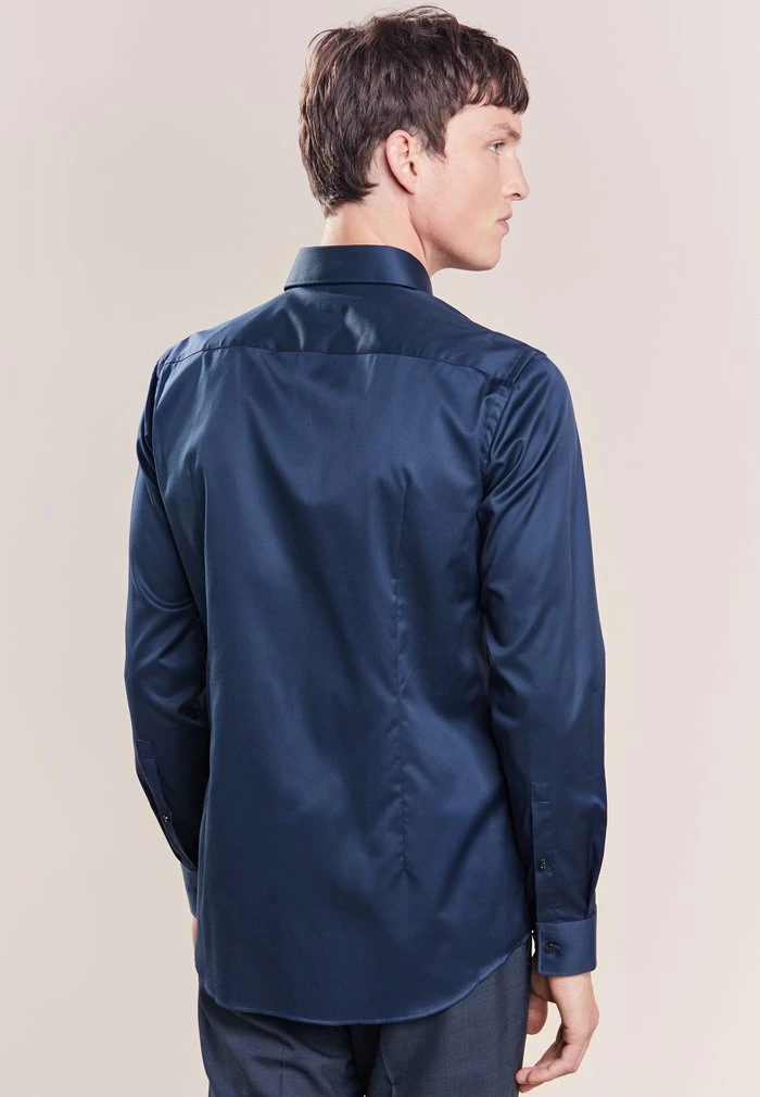 De gros 🔔 HUGO JASON - Chemise Classique - Dark Blue 🌟 3 De gros 🔔 HUGO JASON - Chemise Classique - Dark Blue 🌟 – Image 3