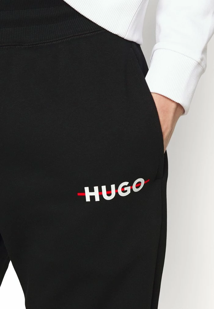 Nouveau ⭐ HUGO DANKS - Pantalon De Survêtement - Black ✨ 5 Nouveau ⭐ HUGO DANKS - Pantalon De Survêtement - Black ✨ – Image 5