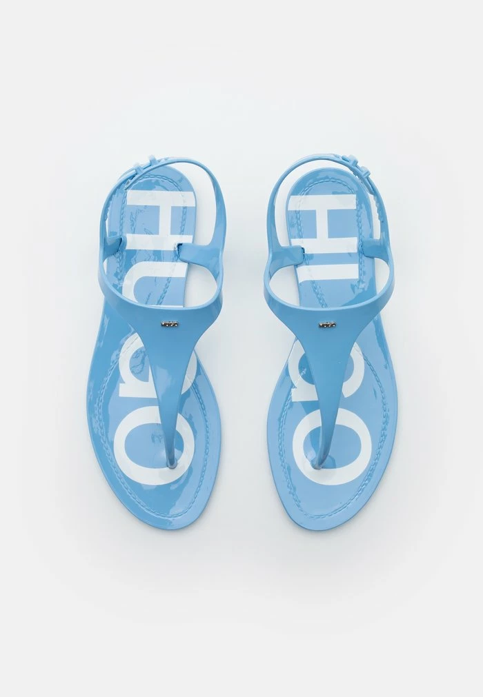 Sortie ✨ HUGO EMMA FLAT - Tongs - Light/pastel Blue 🎉 5 Sortie ✨ HUGO EMMA FLAT - Tongs - Light/pastel Blue 🎉 – Image 5