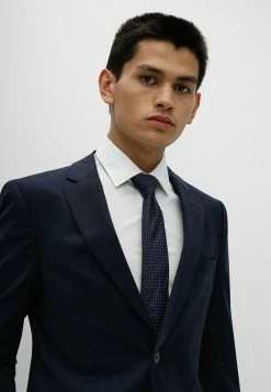 Budget 🛒 HUGO Cravate - Dark Blue 😀