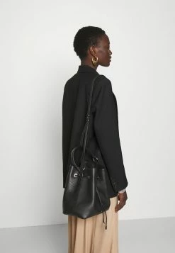 Promo ❤️ HUGO LEXI DRAWSTRING - Sac Bandoulière - Black ⭐