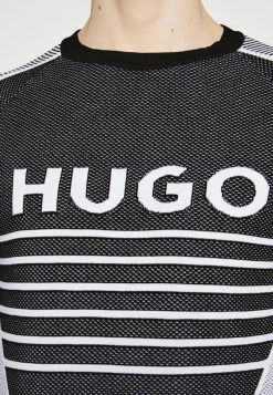 Bon marché 🥰 HUGO SKATHOM - Pullover - Black 🧨 -HUGO Sales a83ee388194b4e9f88112627129d3f4a