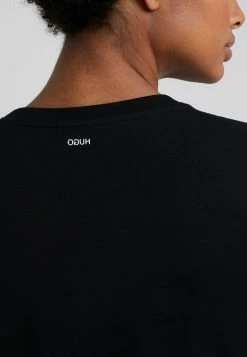 Bon marché 👏 HUGO THE PLAIN TEE - T-shirt Basique - Black 🎁 -HUGO Sales a8bf61d7020f4b65a2cac323a7eac62c