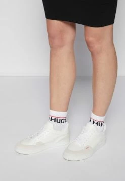 Budget ⭐ HUGO VERA LACE UP - Baskets Basses - White 😀 -HUGO Sales a912a171ac51417f9c0447e1a863ae29